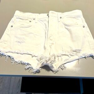 Agolde white shorts - LIKE NEW